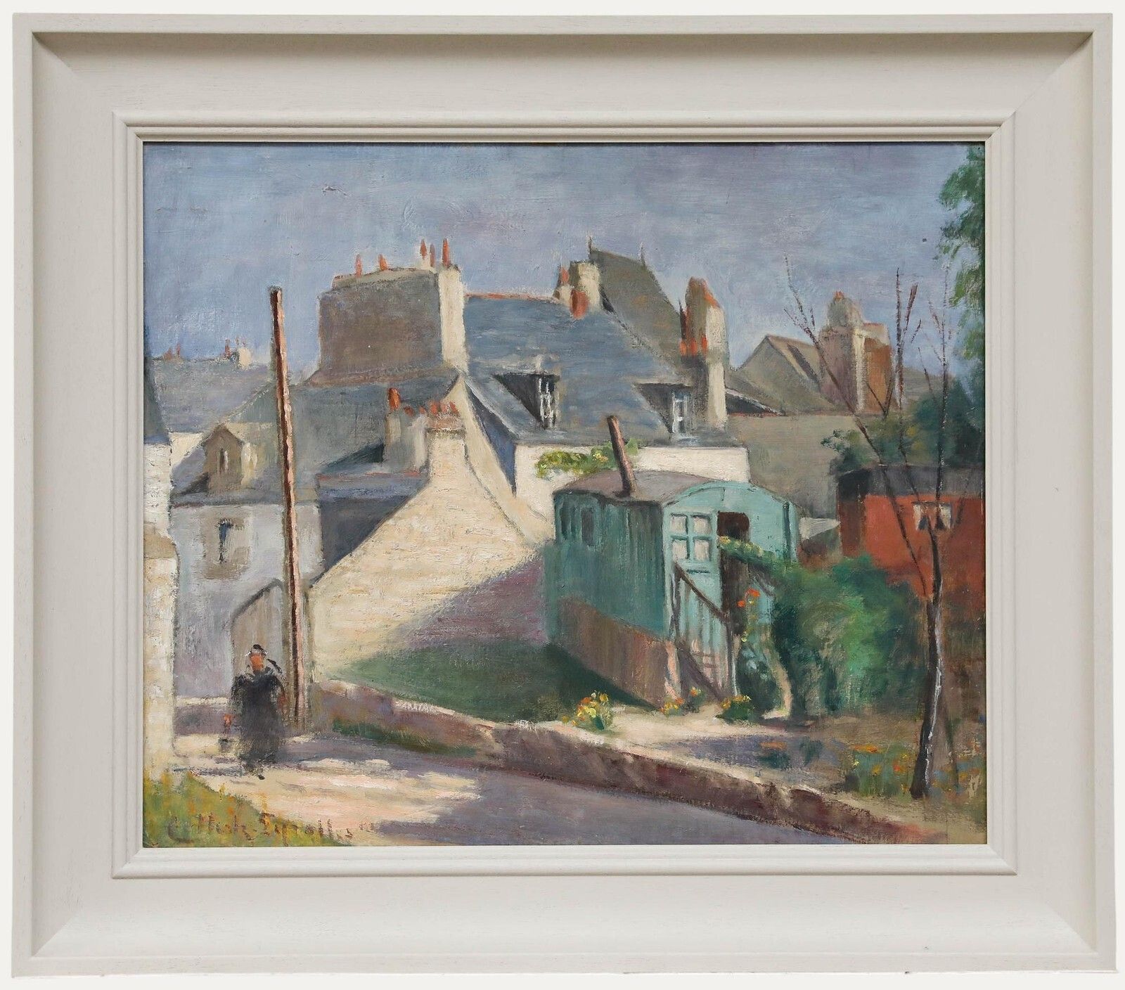 Cecile Hertz Eyrolles (1875 1974) Mid 20th Century Oil, Little Shepherds Hut