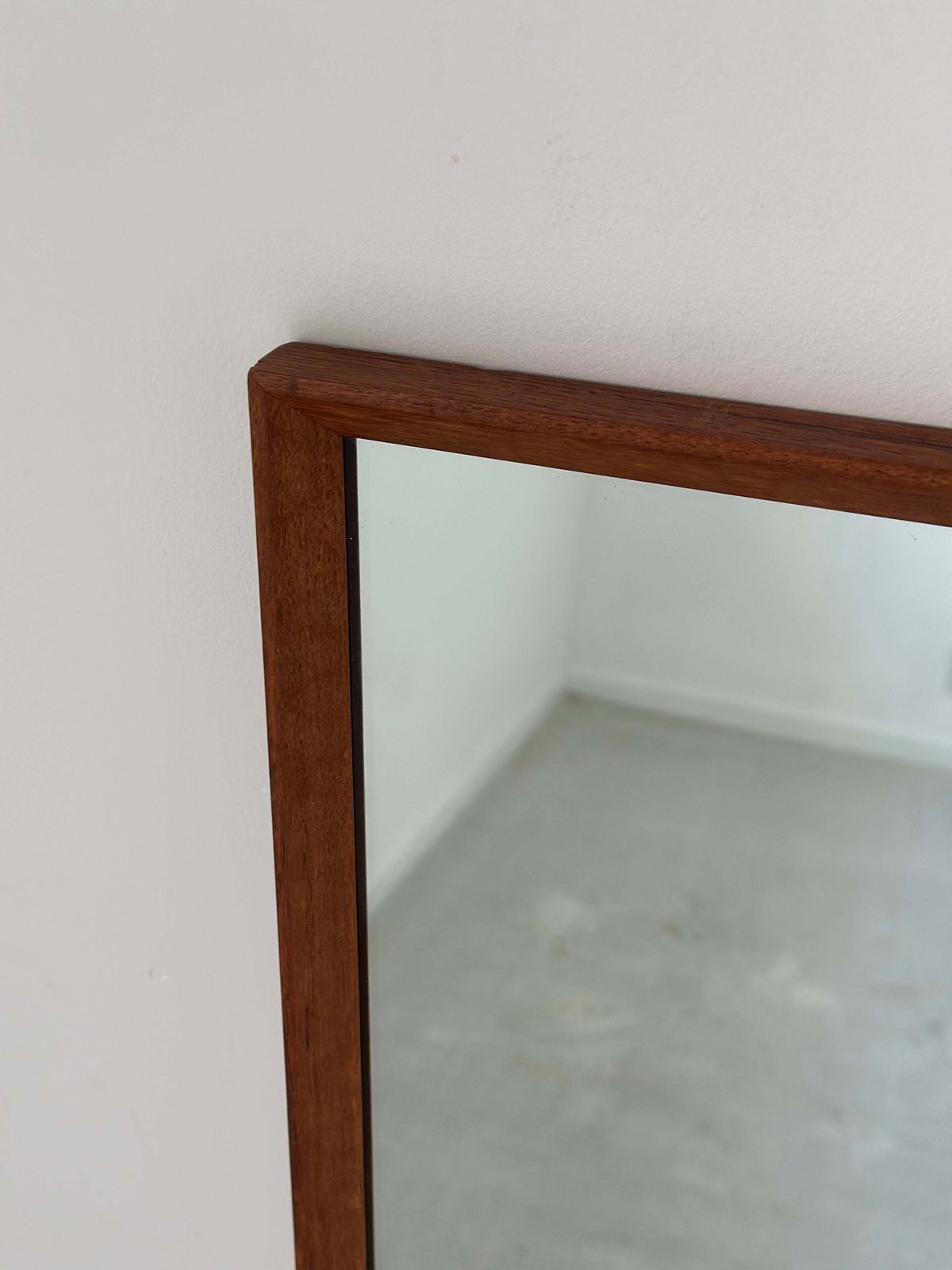 Rowley Design Fb/2 Mid Century Teak Wall Mirror, England C.1960s photo 225.0