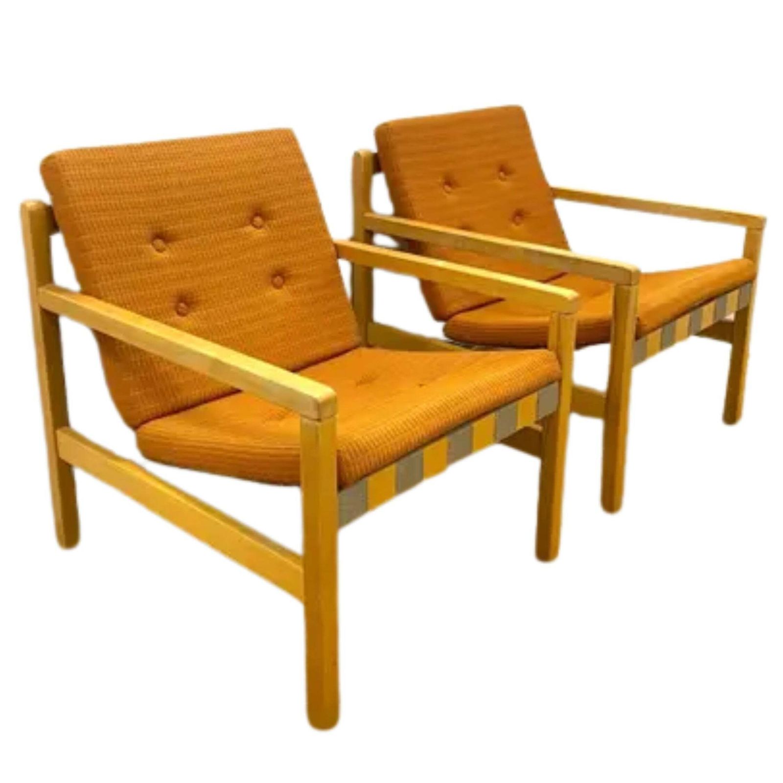 Retro Armchairs, Hikor, Czechoslovakia, 1960s (Set Of 2)