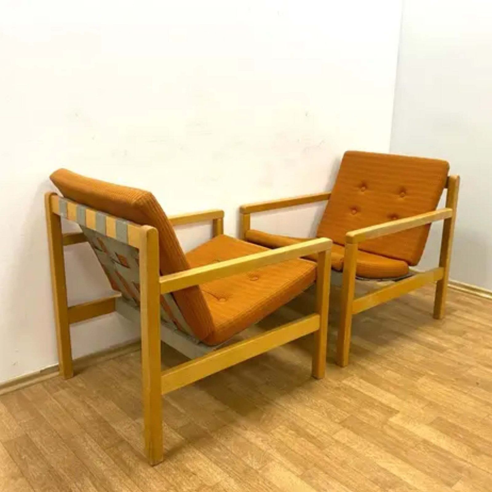 Retro Armchairs, Hikor, Czechoslovakia, 1960s (Set Of 2) photo 557.0