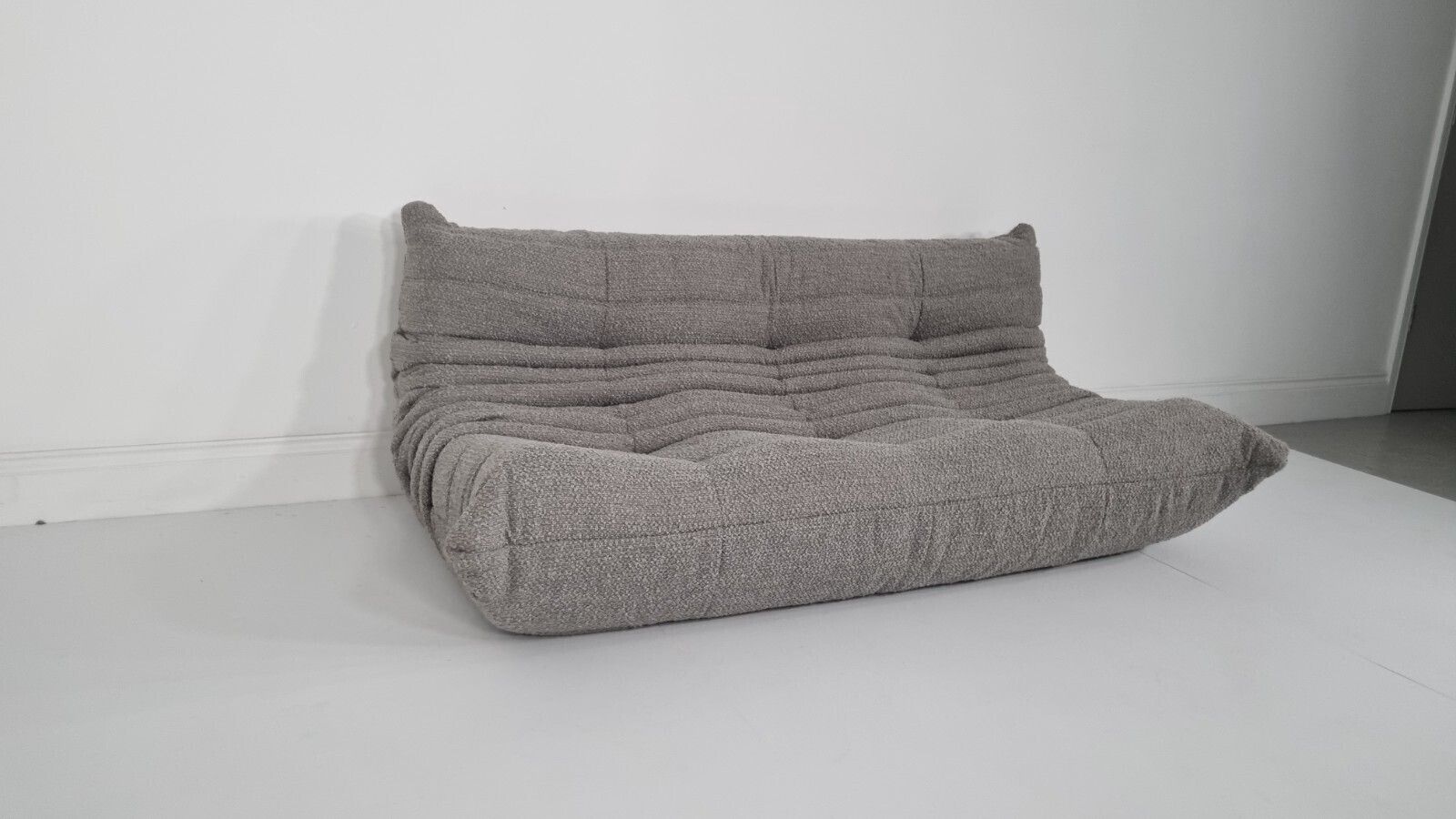 Ligne Roset Togo 3 Seater In Grey Boucle Immaculate Condition photo 3180.0