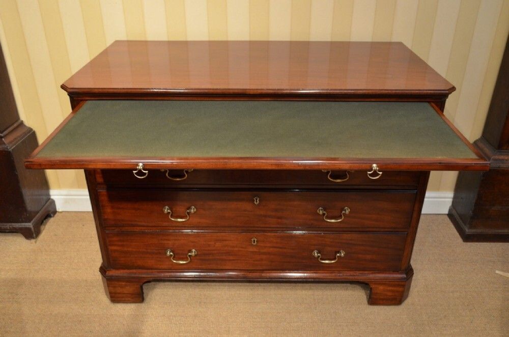 18450.0 A George III Mahogany Dressing Chest By William Gomm. photo