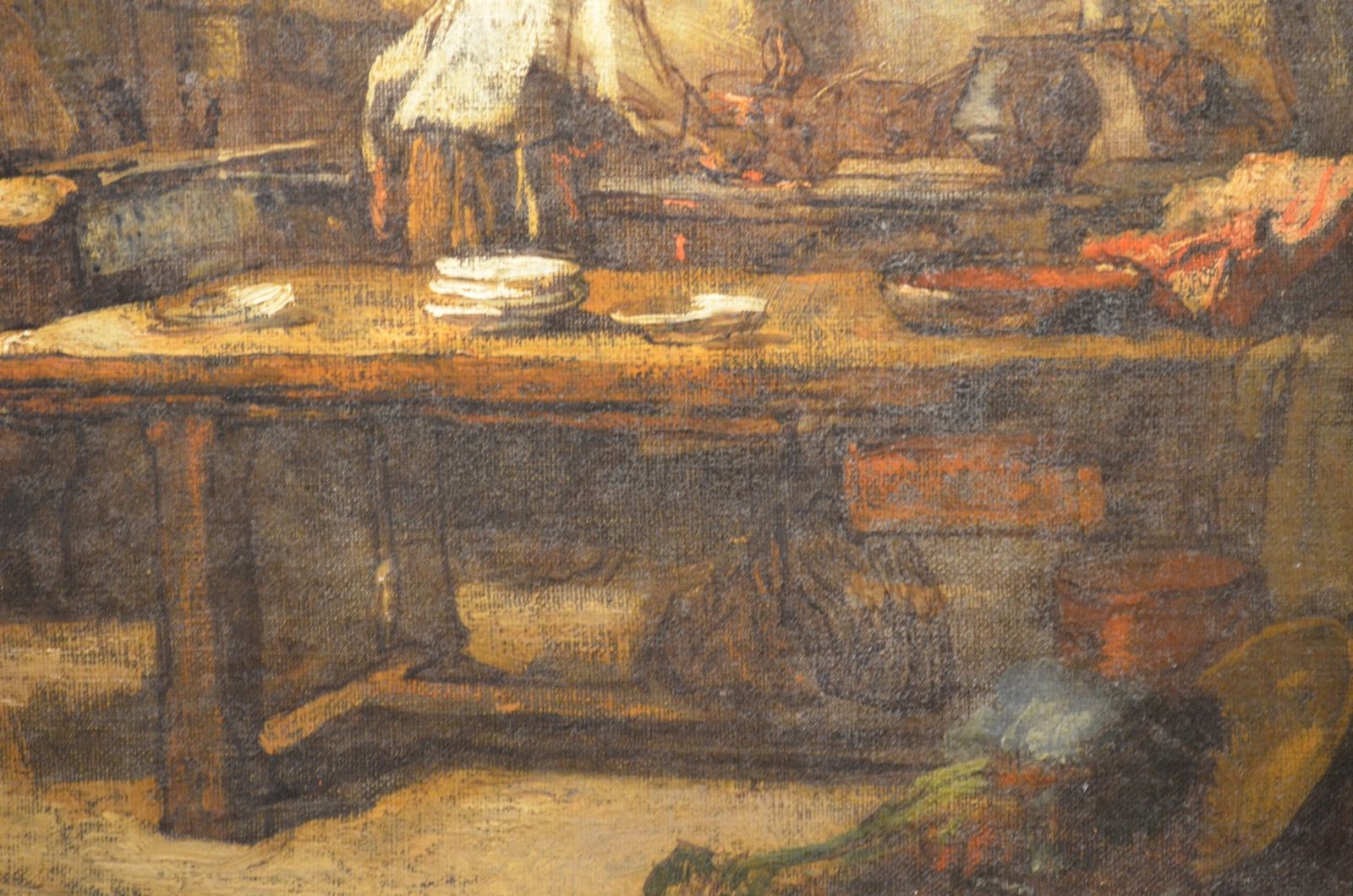 Thomas Couture Oil On Canvas Of An Interiors Scene. photo 12950.0