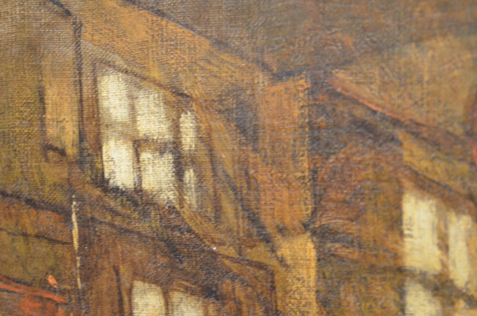 photo vinterior Thomas Couture Oil On Canvas Of An Interiors Scene.