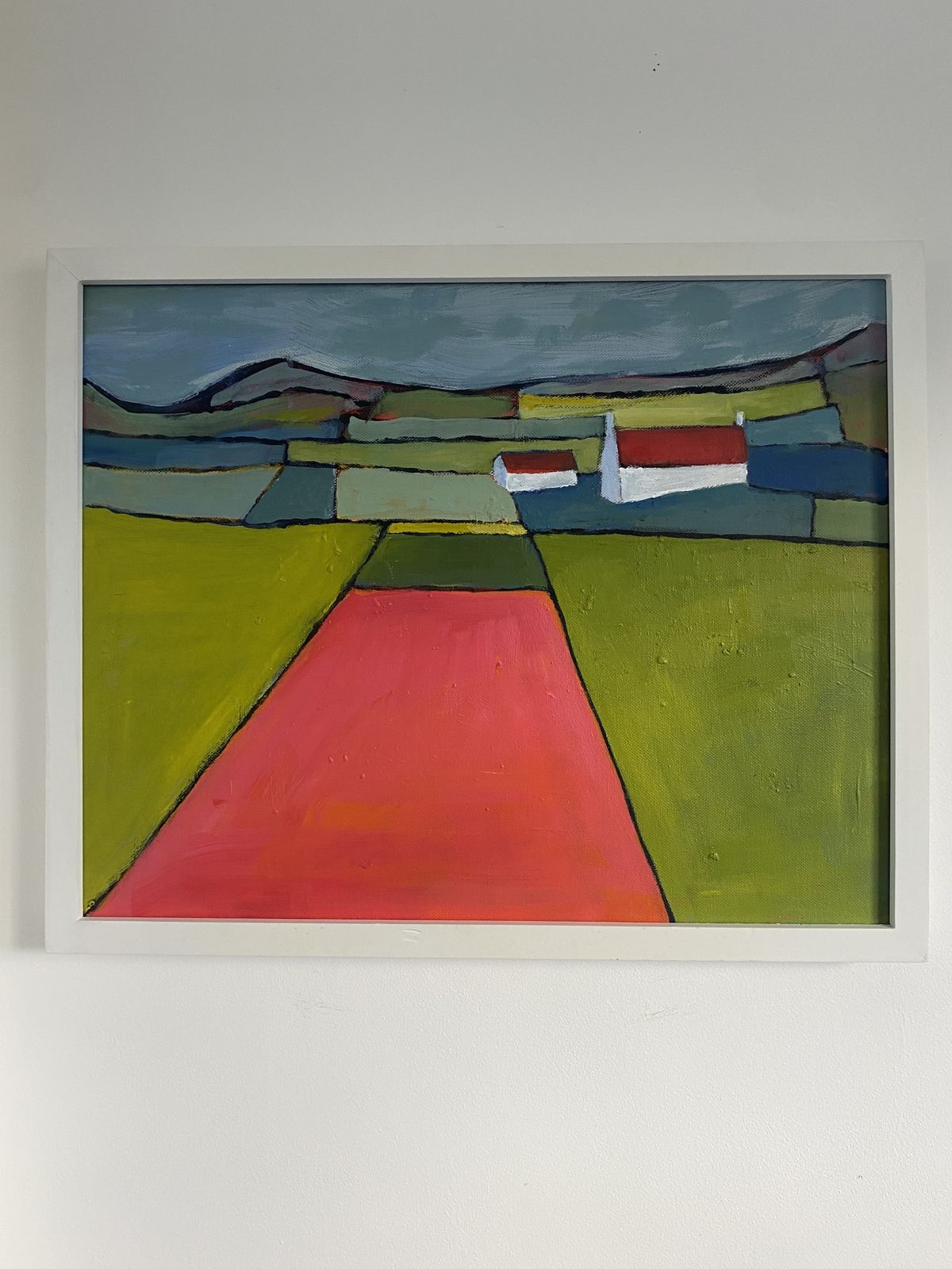 Fine Art Print Of Modern Landscape In Somerset