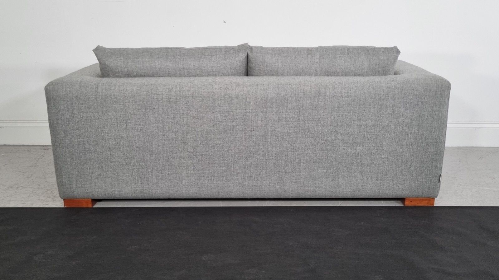 photo for sale Ligne Roset "Castelbajac" Sofa In Light Grey Wool Impeccable Condition