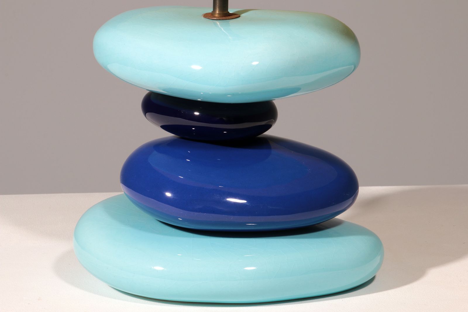 France Pebble Table Lamp By François Chatain, 1980s photo buy