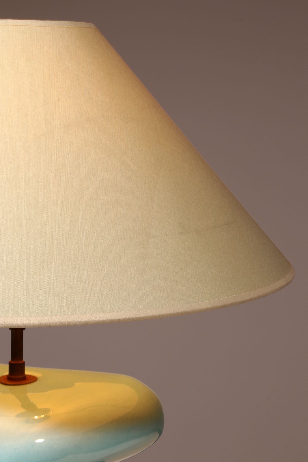 photo vinterior France Pebble Table Lamp By François Chatain, 1980s