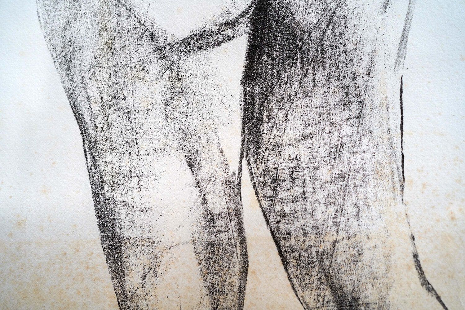 photo vintage A Large Nude Study By William ‘Bill’ Moorman; To Laurie & Kathy Lee 1977