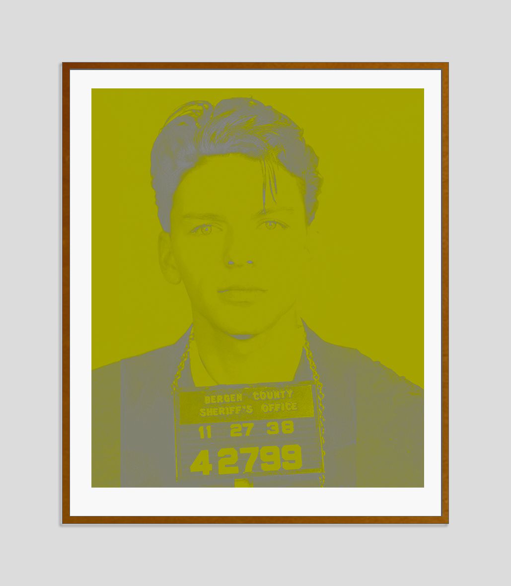 Batik 'Screen Print Idol' Signed Limited Edition Print Framed In Brown photo furniture