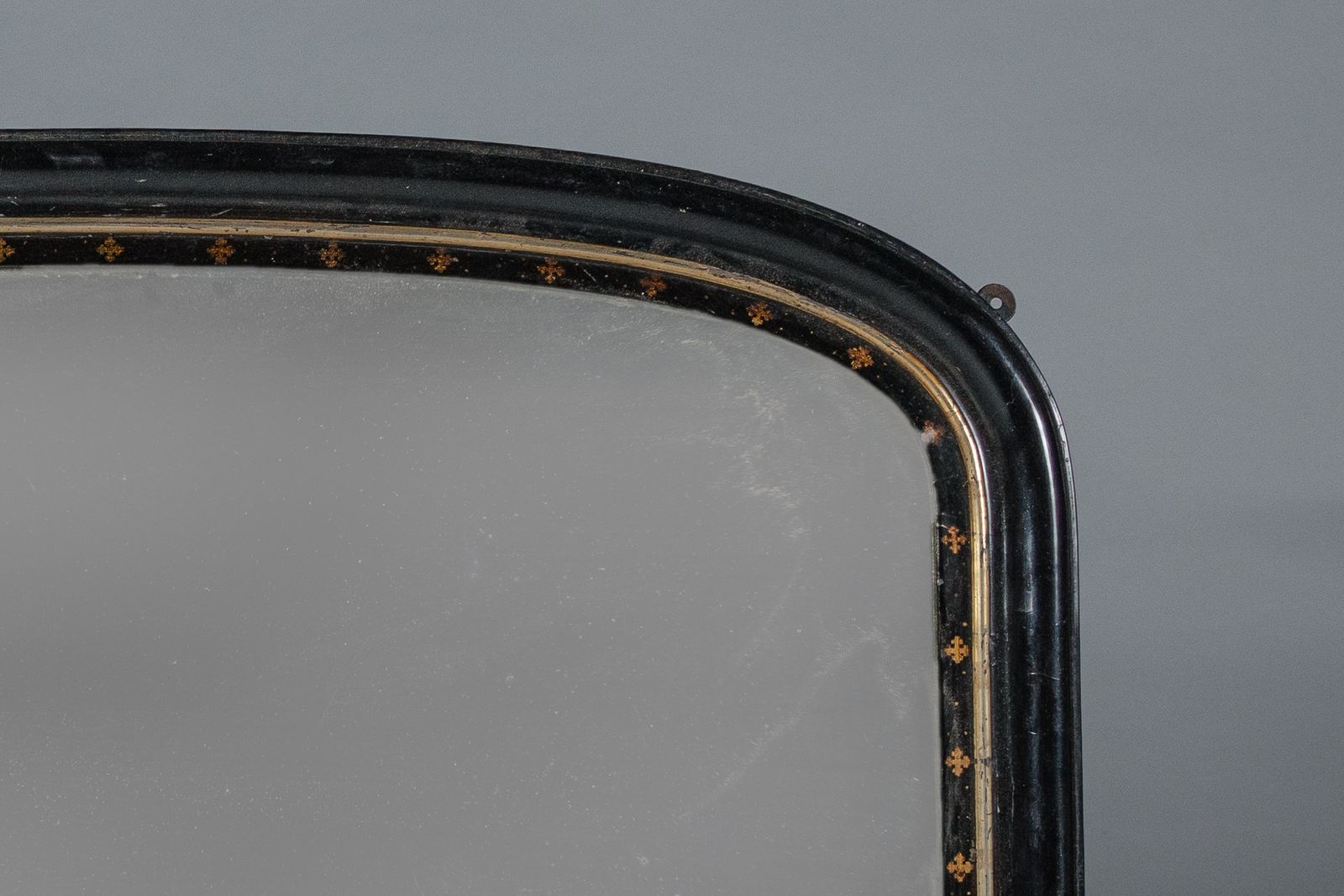 Large 19th Century Victorian English Ebonised And Parcel   Gilt Overmantle Mirror photo Home Decor