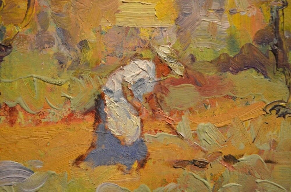 Beautiful Oil On Panel By Jeffrey Pratt Born 1940 photo vinterior
