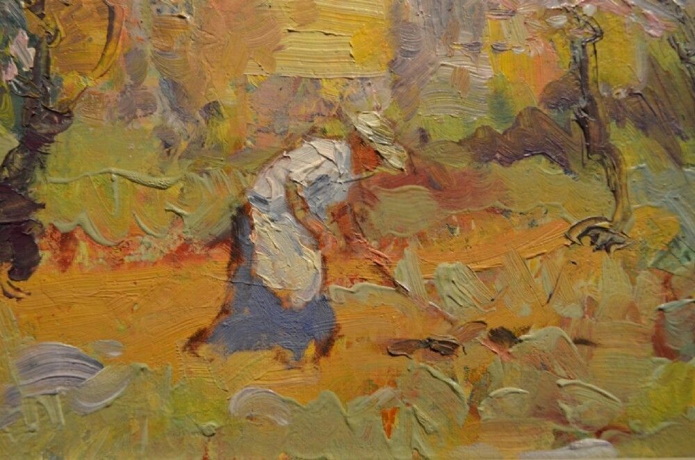 photo vinterior Beautiful Oil On Panel By Jeffrey Pratt Born 1940