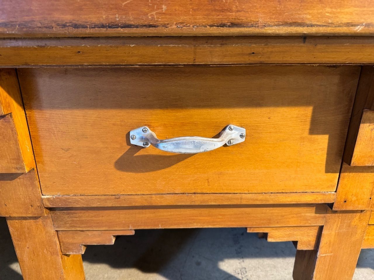French Butchers Block photo vintage