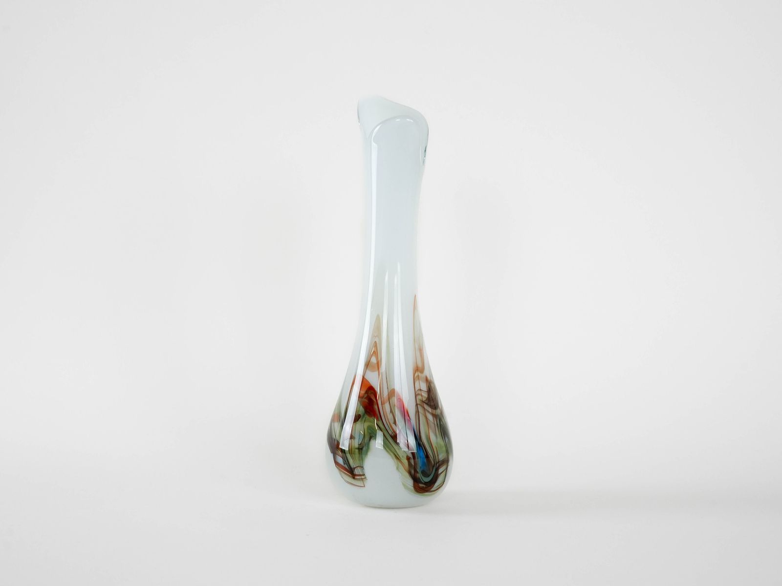 Glass Vase Danish Design 1970s Production Denmark photo 289.0