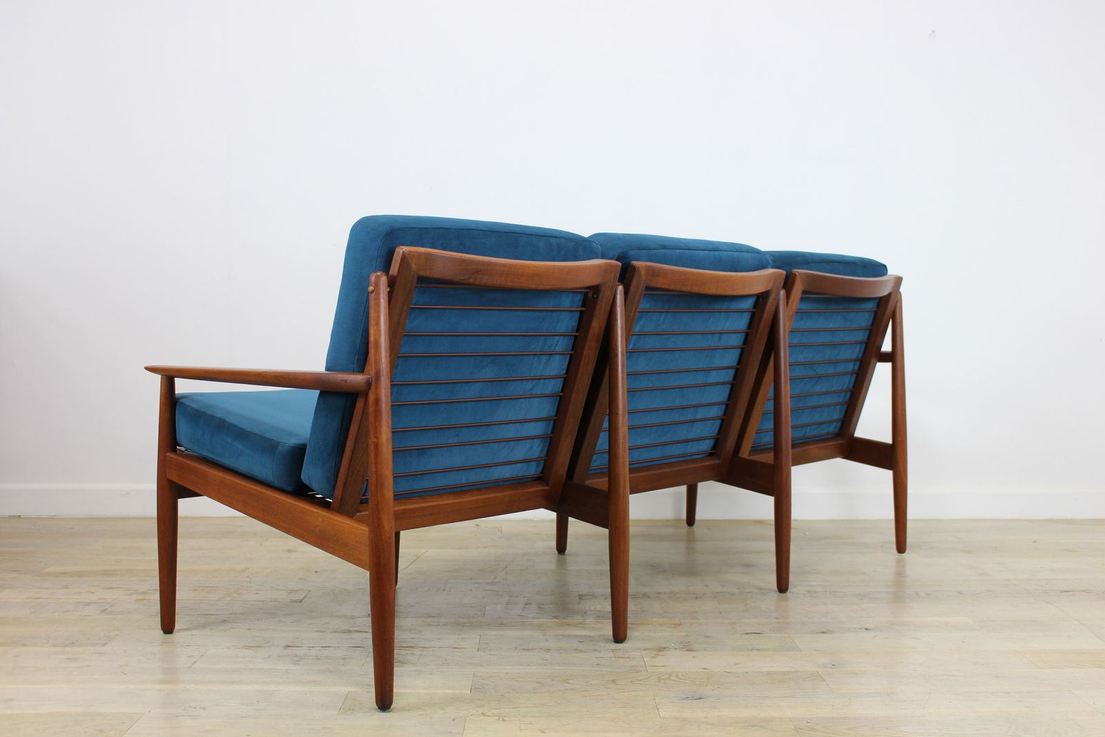 Danish Teak Framed Sofa By Arne Vodder photo for sale