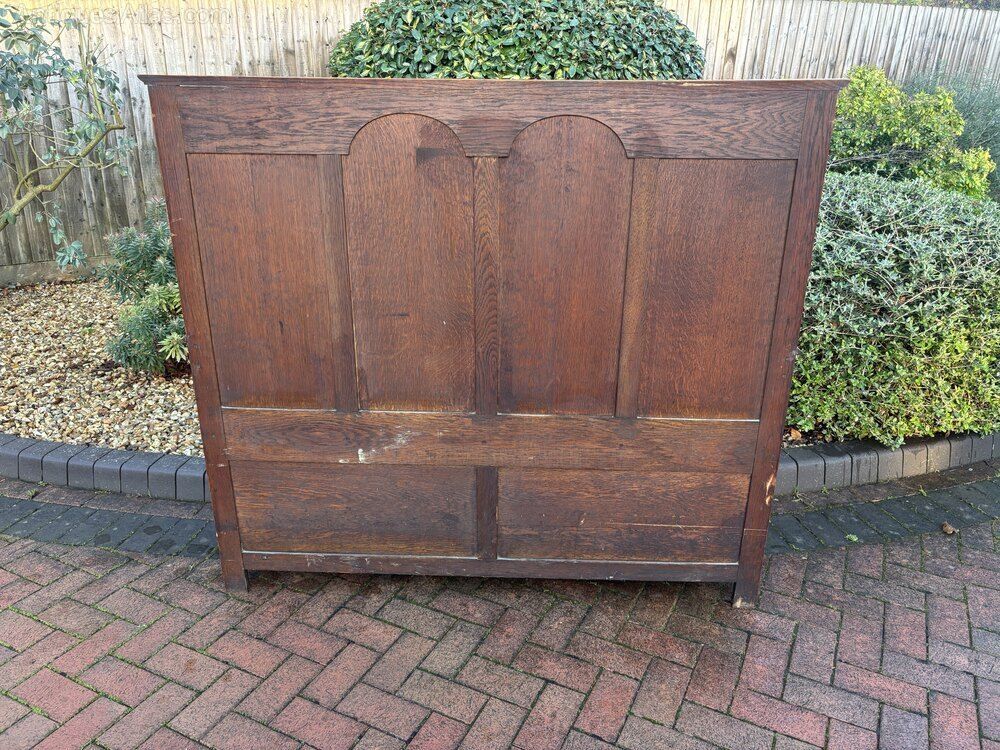Arts & Crafts Oak Hall Seat Settle photo Furniture
