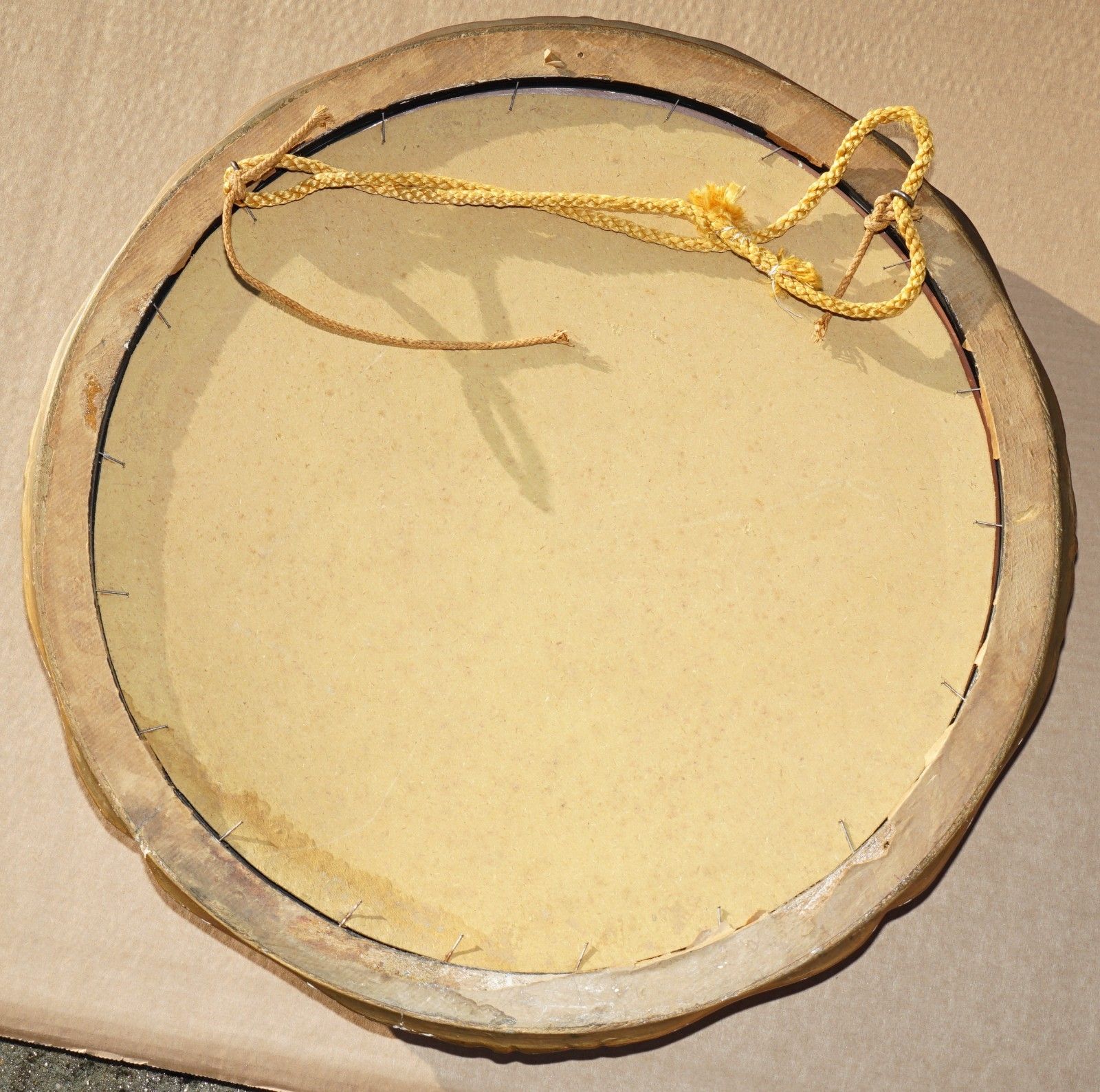 Home Decor Lovely Collectable Antique French Original Paint Convex Butlers Wall Mirror photo