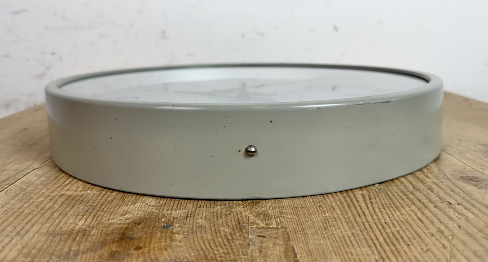 photo buy Grey Industrial Station Wall Clock From Tcw , 1960