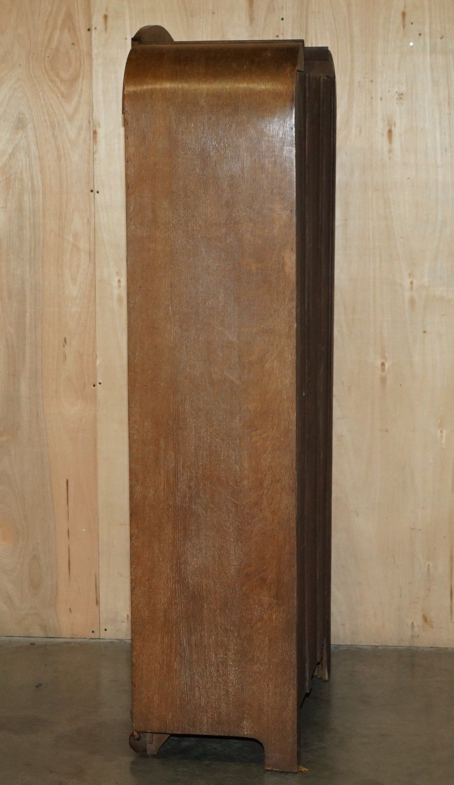 photo buy Stunning Art Deco Heals London Limed Oak Single Wardrobe Part Of A Large Suite