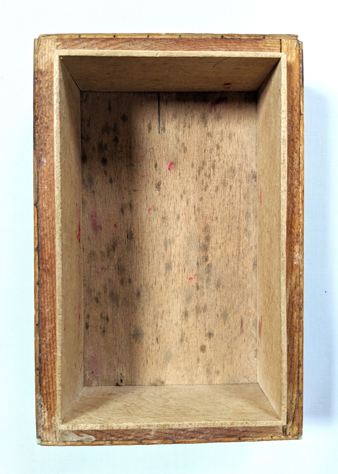 photo for sale Antique Qajar Islamic Wooden Khatam Marquetry Box With Miniature Paintings