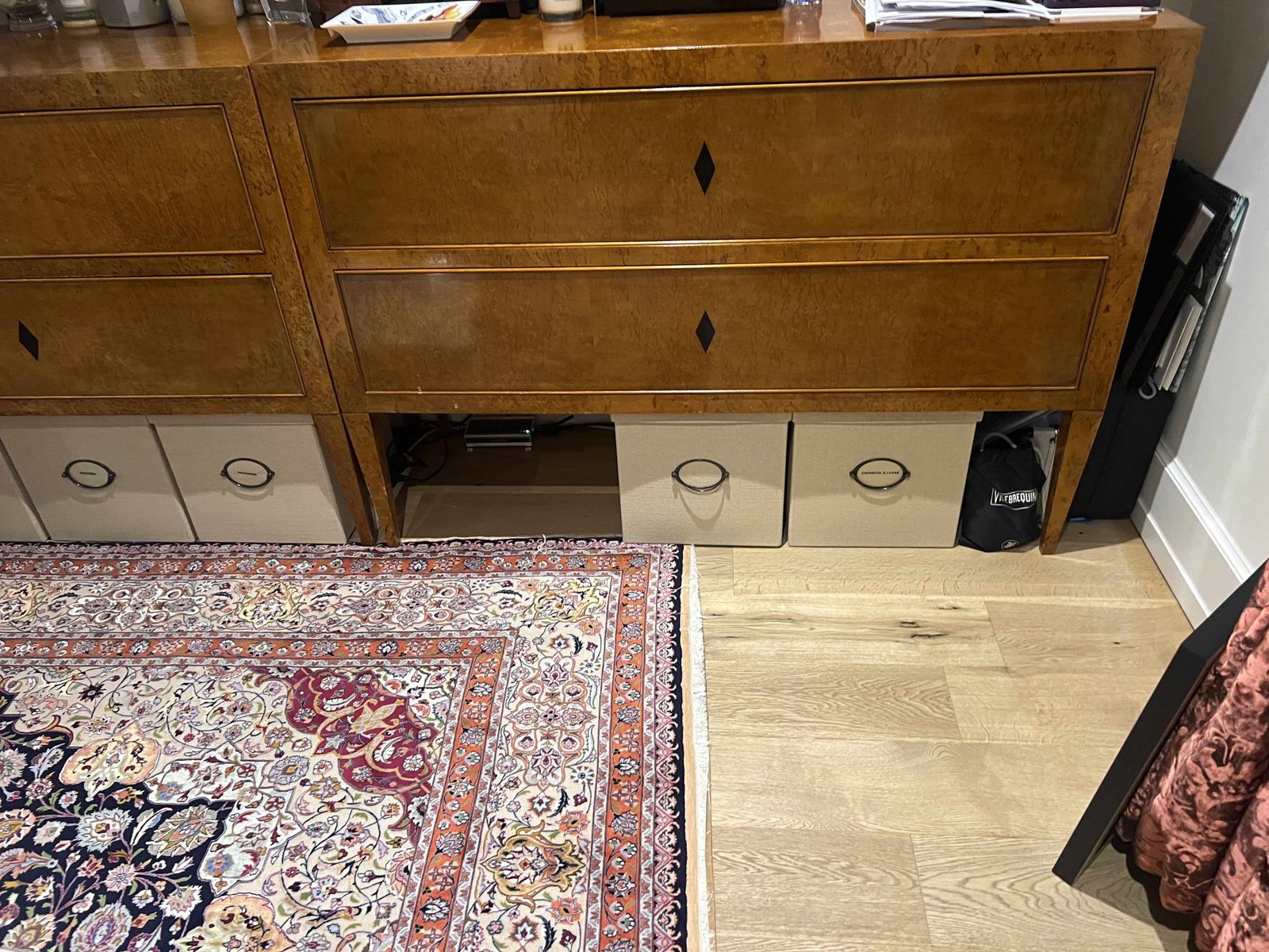 Burr Walnut Chest Of Drawers photo for sale