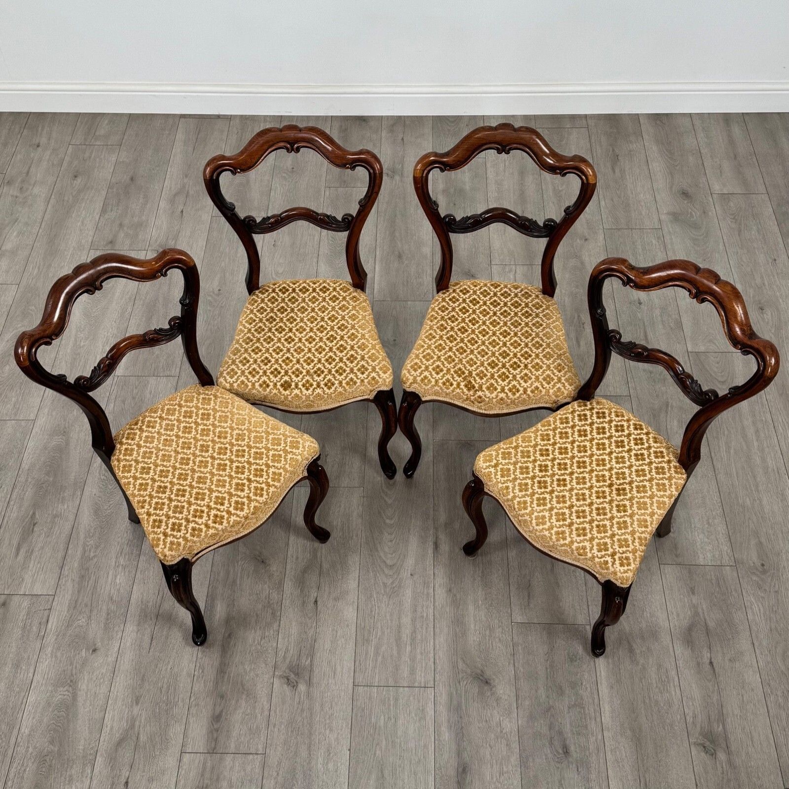 Antique 19th Century Fine Quality Set Of 4 Dining Chairs photo buy
