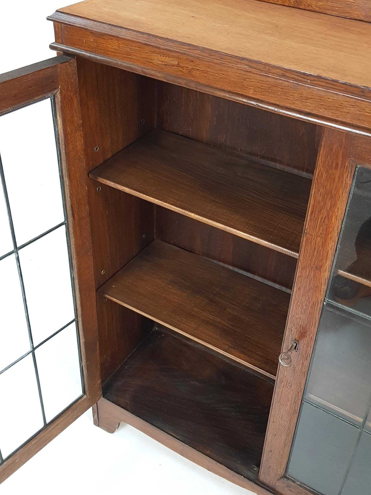 Oak Display Cabinet, 1950s, Vintage photo Furniture
