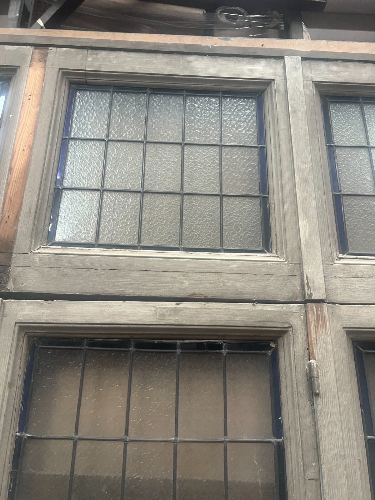 photo furniture Art Deco Stained Glass Impost Window Circa 1900 XX Century