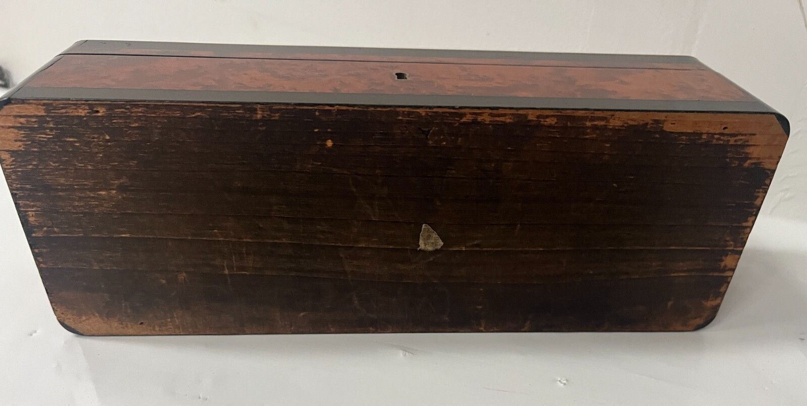 Home Decor Glove Box In Thuya Magnifying Glass Napoleon III Marquetry Ball 19th Century photo