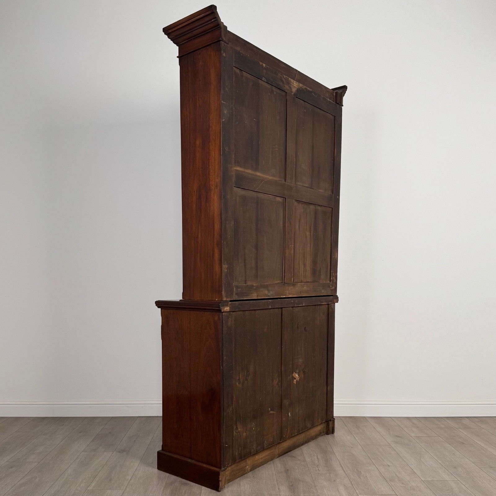 Antique 20th Century Fine Quality Bookcase In Mahogany photo vinterior