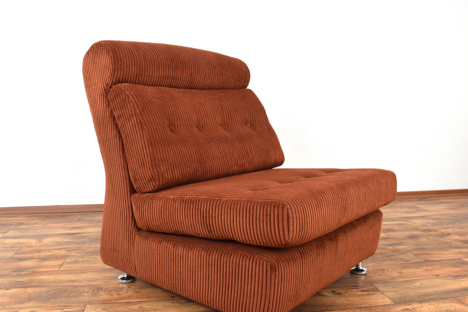 photo vinterior Mid Century Italian Lounge Chairs, 1970s, Set Of 2