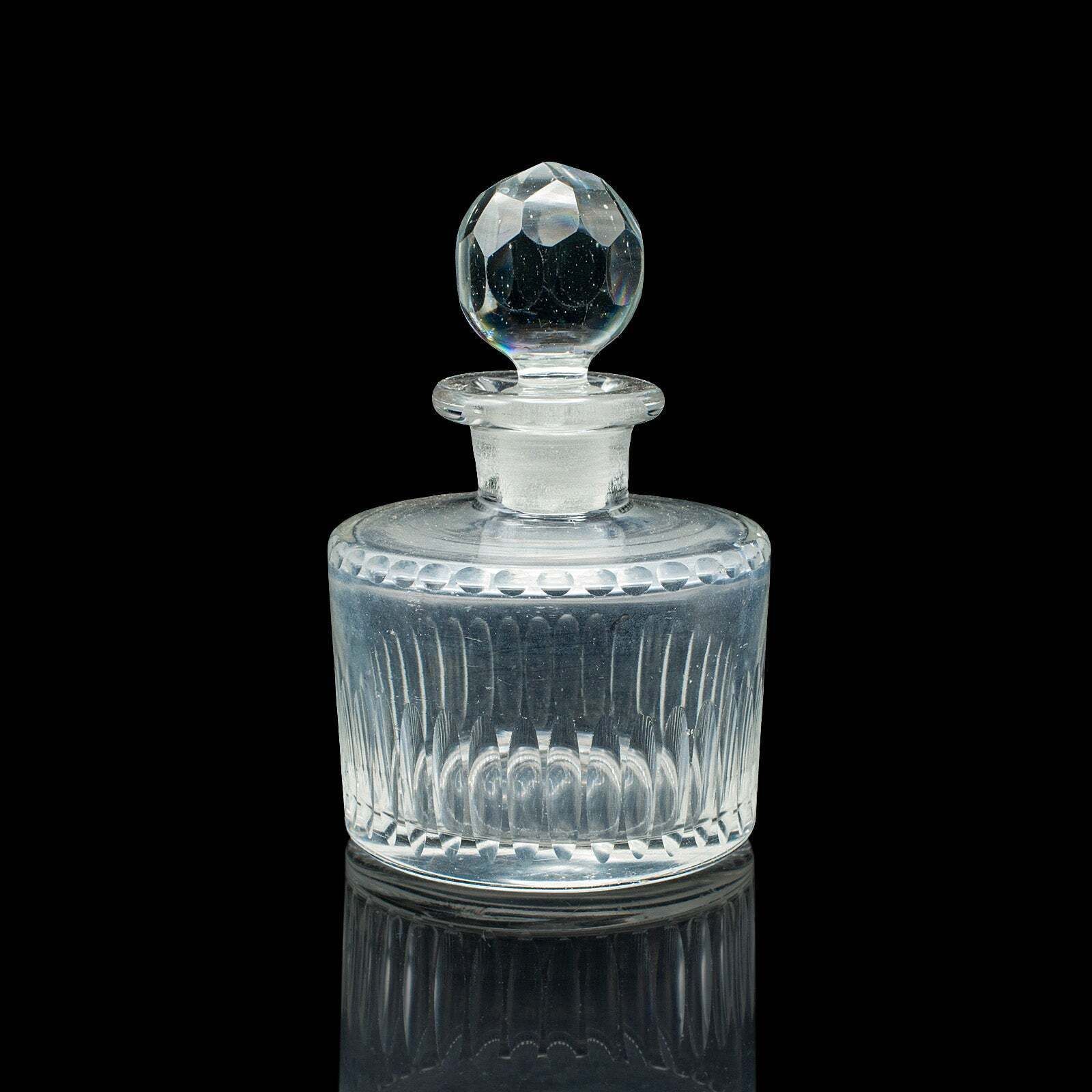 Antique Perfume Bottle, English, Glass Scent Dispenser, Early Victorian, C.1850 photo for sale