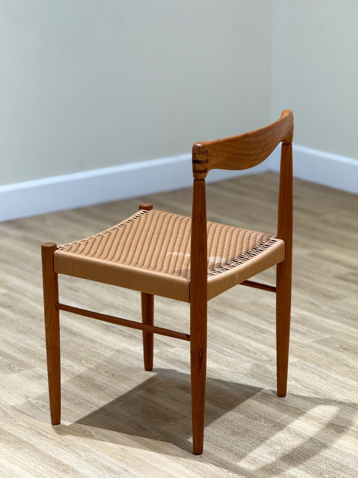 photo for sale Set Of Six Bramin Chairs In Paper Cord (By Henry Walter Klien)