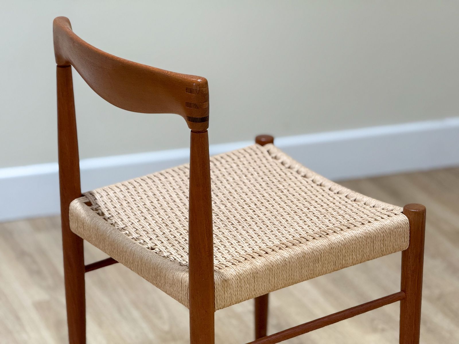 3000.0 Set Of Six Bramin Chairs In Paper Cord (By Henry Walter Klien) photo