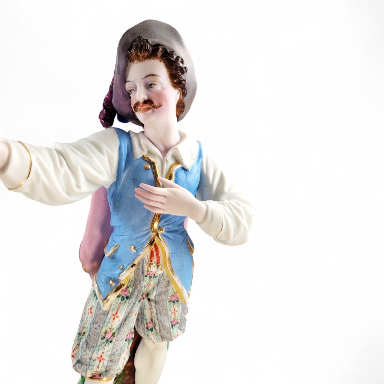 Pair Of Large French Porcelain Figures, Vion Et Baury Style, Paris C. 1870 photo buy