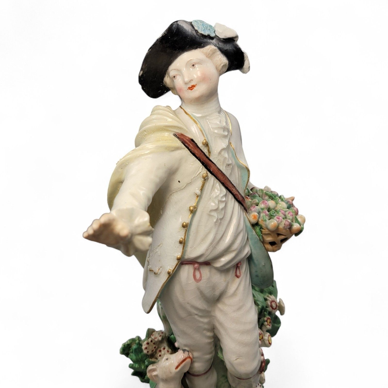 Home Decor Derby Porcelain Pair “Dresden Shepherds” C.1760 – Shepherd And Shepherdess photo