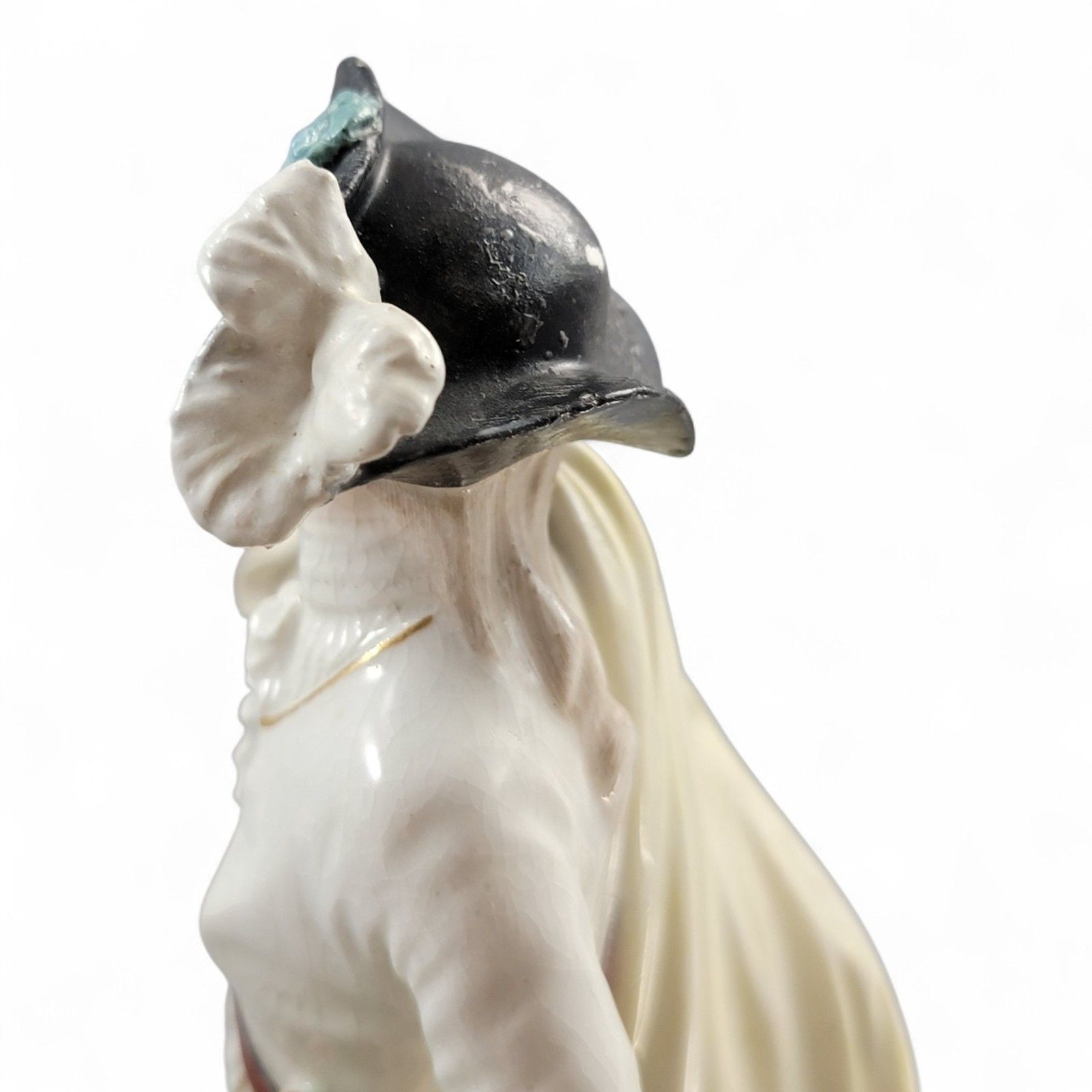 photo vinterior Derby Porcelain Pair “Dresden Shepherds” C.1760 – Shepherd And Shepherdess