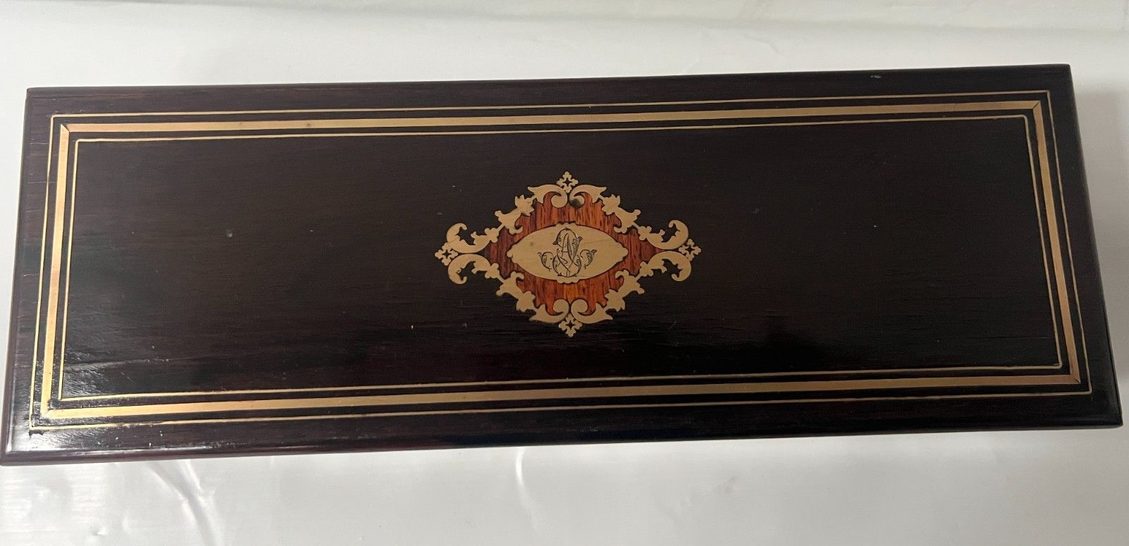 Glove Box In Thuya Magnifying Glass Napoleon III Marquetry Ball 19th Century photo furniture