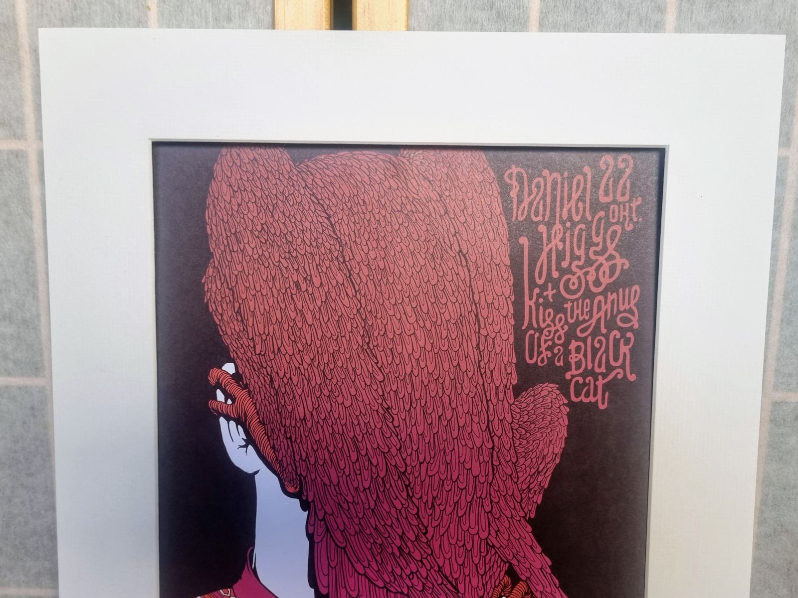 75.0 Gig Poster Art Print, Daniel Higgs Illustration, Den Haag Concert Artwork, 2000s Music Wall Decor, Alternative Design photo