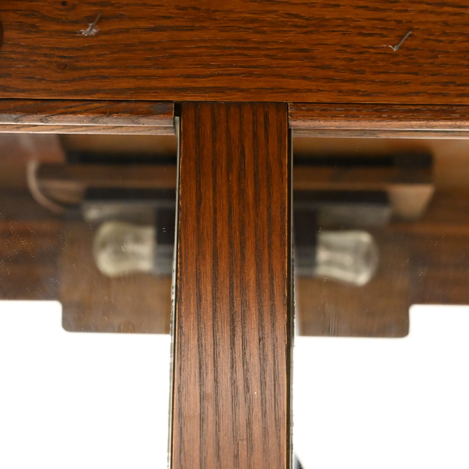 photo furniture Old Charm Display Cabinet Tudor Brown Top Lighting Exc Free Nationwide Delivery*
