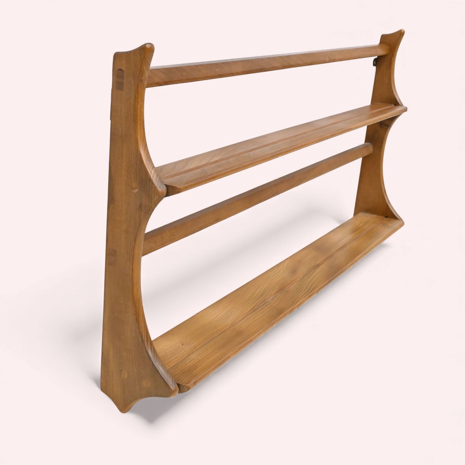 Ercol Hanging Plate Rack Model 268 Light Finish With Fixings Free Uk* Delivery photo 187.0