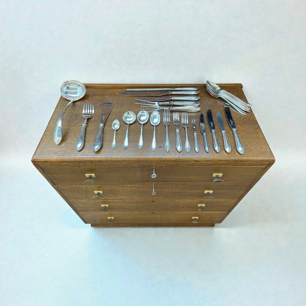 Art Deco 158 Piece Canteen Of Cutlery photo 2250.0