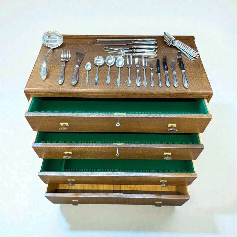 photo vinterior Art Deco 158 Piece Canteen Of Cutlery