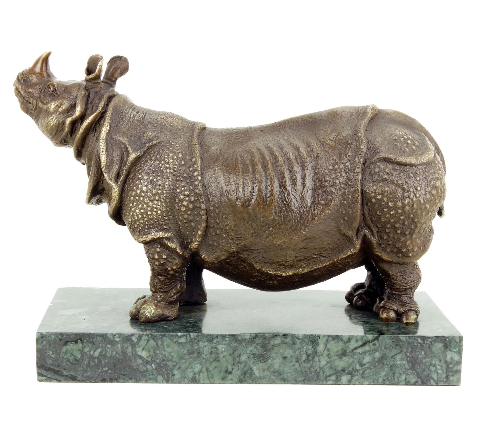 photo furniture Statue Of Rhinoceros, Bronze Sculpture In The Style Of Rembrandt Bugatti