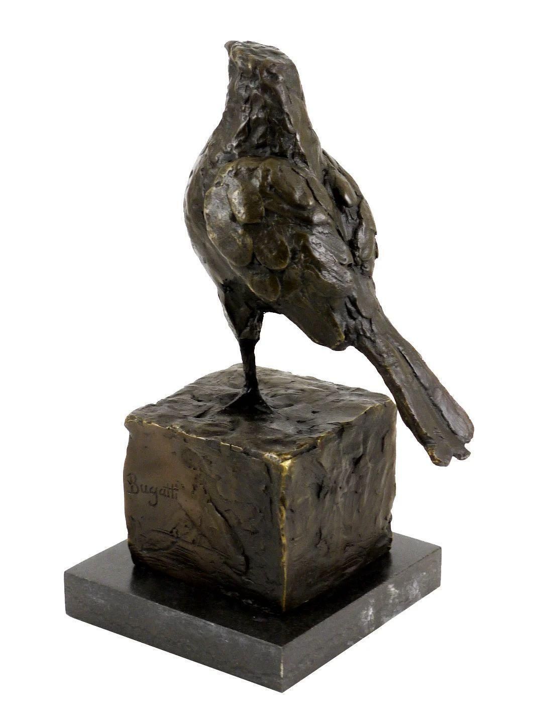 Rembrandt Bugatti Proud Bird In Taste   Bronze Sculpture On Marble photo buy