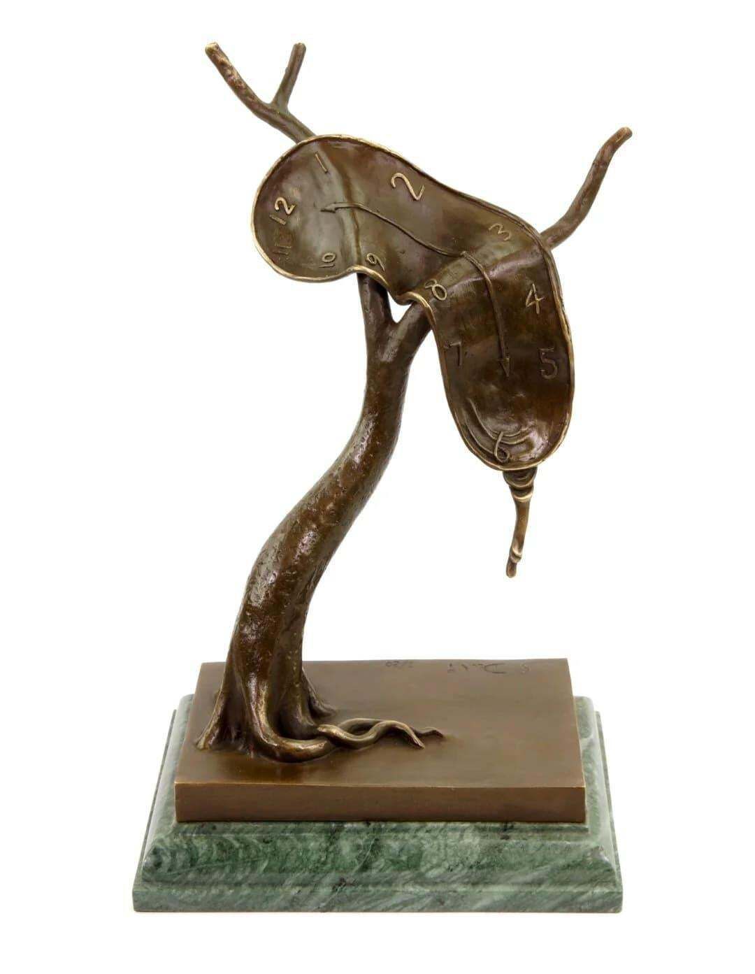 Bronze Sculpture "Melting Clock" By Salvador Dalí photo Art
