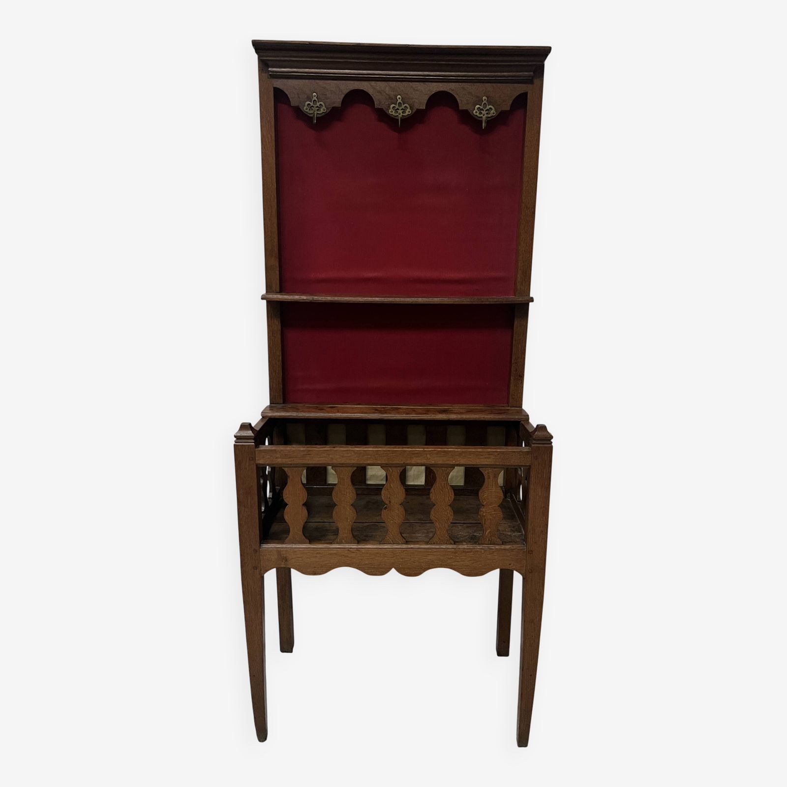 Page 1 Of 13 "Picardy Stem Trapped" Oak Cabinet, 18th Century