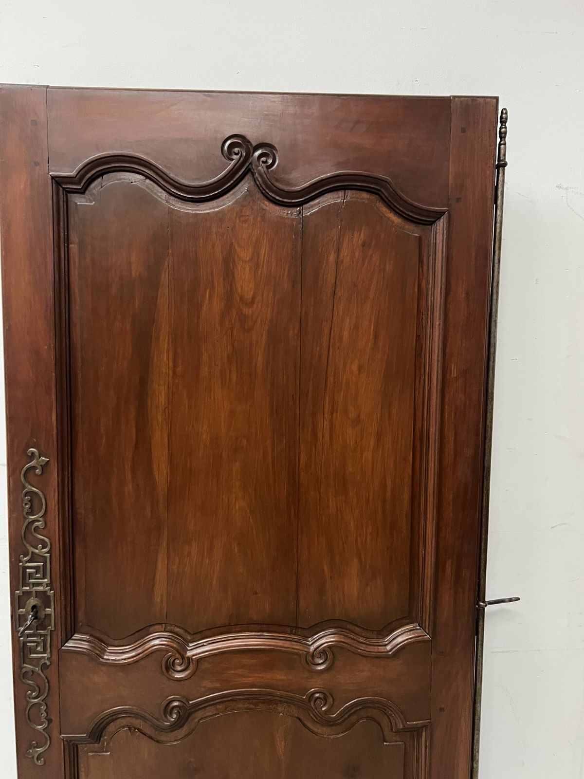18th Century Solid Cherry Wood Cupboard Door photo furniture