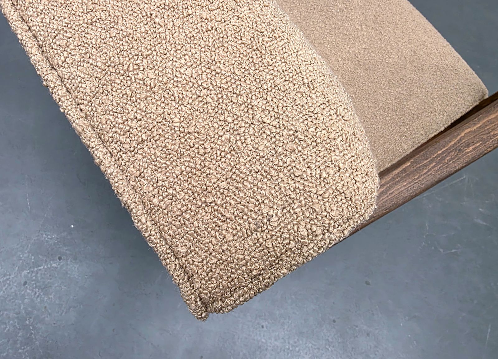 1930 Jindrich Halabala Bentwood Armchair In Dark Beige Boucle photo 1200.0
